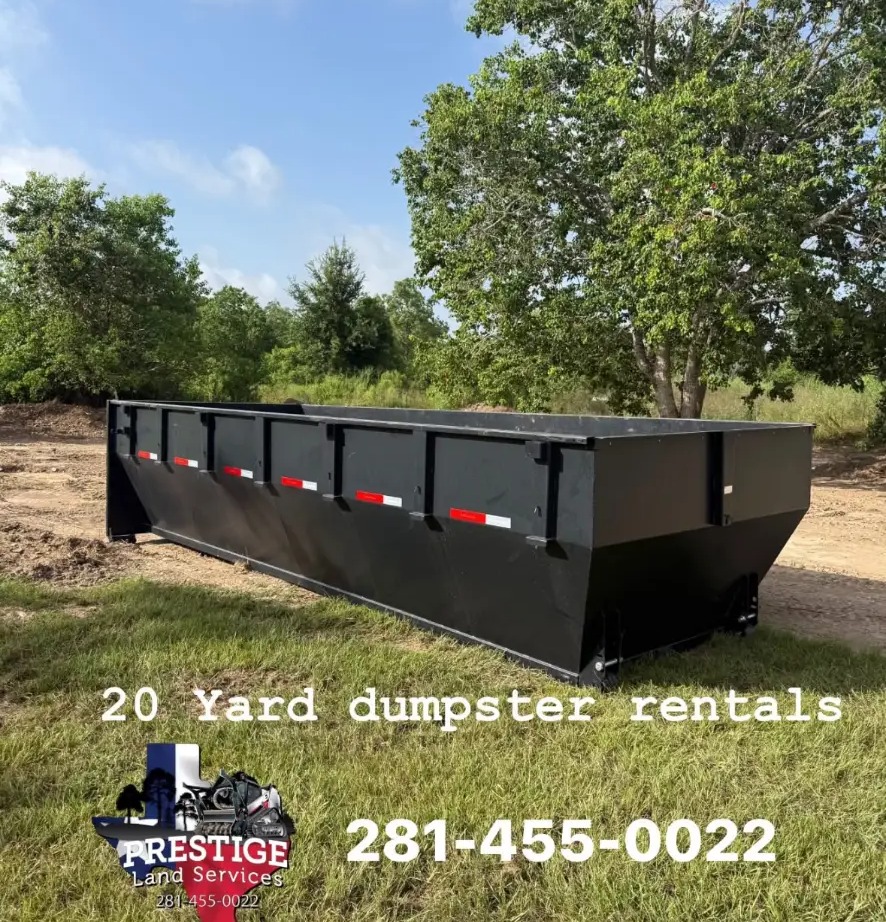 Roll-Off Dumpster Rentals in Sealy TX by Prestige Land Services